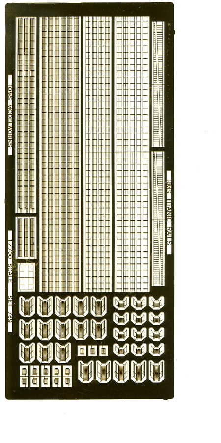 #769 Titanic rails 1/700